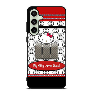 MY KITTY LOVES GUCCI LOGO Samsung Galaxy S24 FE Case Cover MY KITTY LOVES GUCCI LOGO Samsung Galaxy S24 FE Case Cover
