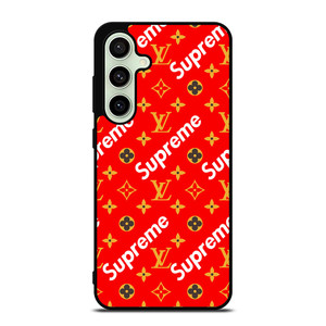NEW SUPREME LOUIS VUITTON Samsung Galaxy S24 FE Case Cover NEW SUPREME LOUIS VUITTON Samsung Galaxy S24 FE Case Cover