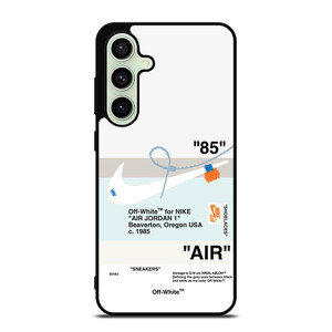 NIKE AIR JORDAN OFF WHITE Samsung Galaxy S24 FE Case Cover NIKE AIR JORDAN OFF WHITE Samsung Galaxy S24 FE Case Cover