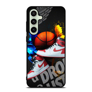 NIKE AIR JORDAN SPLASHED SNEAKERS Samsung Galaxy S24 FE Case Cover