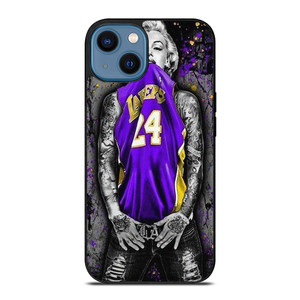MARILYN MONROE LOS ANGELES LAKERS KOBE BRYANT iPhone 14 Case Cover MARILYN MONROE LOS ANGELES LAKERS KOBE BRYANT iPhone 14 Case Cover