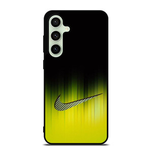 NIKE YELLOW BLACK LOGO Samsung Galaxy S24 FE Case Cover