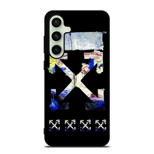 OFF WHITE ABSTRACT ART LOGO Samsung Galaxy S24 FE Case Cover