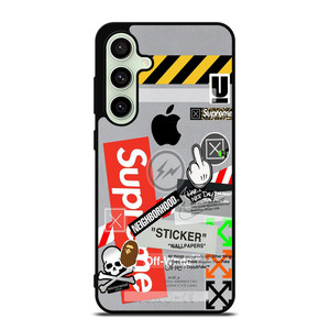 OFF WHITE SUPREME Samsung Galaxy S24 FE Case Cover OFF WHITE SUPREME Samsung Galaxy S24 FE Case Cover