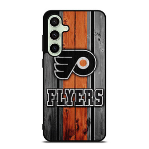 PHILADELPHIA FLYERS HOCKEY WOOD LOGO Samsung Galaxy S24 FE Case Cover