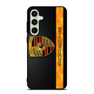 PORSCHE CARBON LIST LOGO Samsung Galaxy S24 FE Case Cover