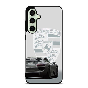 PORSCHE STUTTGART 918 SPYDER POSTER WHITE Samsung Galaxy S24 FE Case Cover