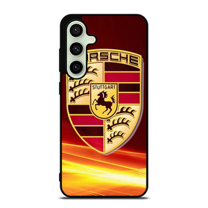 PORSCHE STUTTGART RED EMBLEM Samsung Galaxy S24 FE Case Cover