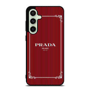 PRADA LOGO RED STRIPE Samsung Galaxy S24 FE Case Cover PRADA LOGO RED STRIPE Samsung Galaxy S24 FE Case Cover