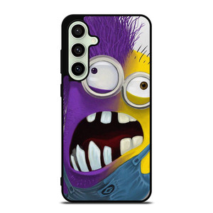PURPLE HALF MINION CARTOON Samsung Galaxy S24 FE Case Cover PURPLE HALF MINION CARTOON Samsung Galaxy S24 FE Case Cover