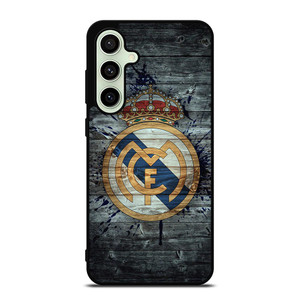 REAL MADRID FOOTBALL WOOD LOGO Samsung Galaxy S24 FE Case Cover REAL MADRID FOOTBALL WOOD LOGO Samsung Galaxy S24 FE Case Cover
