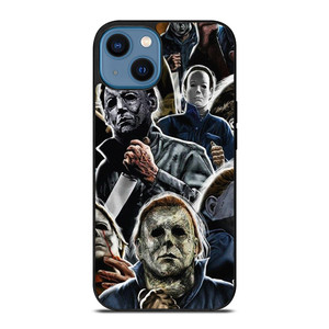 MICHAEL MYERS HALLOWEEN COLLAGE iPhone 14 Case Cover MICHAEL MYERS HALLOWEEN COLLAGE iPhone 14 Case Cover