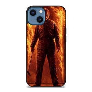 MICHAEL MYERS HALLOWEEN IN FIRE  iPhone 14 Case Cover MICHAEL MYERS HALLOWEEN IN FIRE  iPhone 14 Case Cover