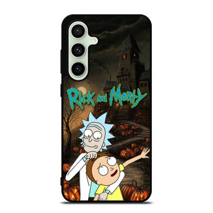 RICK AND MORTY HAPPY HALLOWEEN Samsung Galaxy S24 FE Case Cover