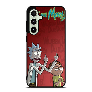 RICK AND MORTY MIDDLE FINGER Samsung Galaxy S24 FE Case Cover
