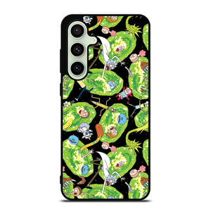 RICK AND MORTY PATTERN ALL Samsung Galaxy S24 FE Case Cover