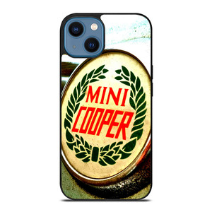 MINI COOPER CLASSIC RUSTY EMBLEM  iPhone 14 Case Cover MINI COOPER CLASSIC RUSTY EMBLEM  iPhone 14 Case Cover