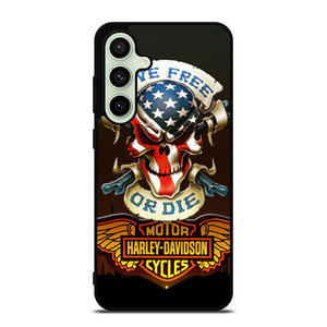SKULL AND WINGS HARLEY DAVIDSON Samsung Galaxy S24 FE Case Cover