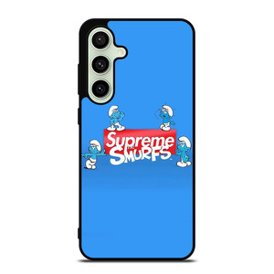 SUPREME AND THE SMURFS Samsung Galaxy S24 FE Case Cover SUPREME AND THE SMURFS Samsung Galaxy S24 FE Case Cover