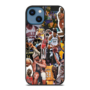 NBA BASKETBALL LEGENDS COLLAGE  iPhone 14 Case Cover NBA BASKETBALL LEGENDS COLLAGE  iPhone 14 Case Cover