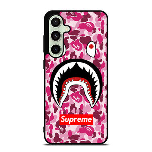 SUPREME BAPE CAMO SHARK Samsung Galaxy S24 FE Case Cover SUPREME BAPE CAMO SHARK Samsung Galaxy S24 FE Case Cover