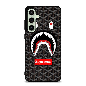 SUPREME BAPE SHARK GOYART Samsung Galaxy S24 FE Case Cover SUPREME BAPE SHARK GOYART Samsung Galaxy S24 FE Case Cover