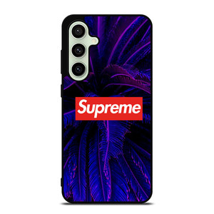 SUPREME GLOWING PALM TREE Samsung Galaxy S24 FE Case Cover SUPREME GLOWING PALM TREE Samsung Galaxy S24 FE Case Cover
