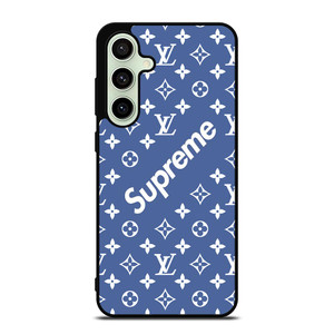 SUPREME LOUIS VUITTON BLUE Samsung Galaxy S24 FE Case Cover SUPREME LOUIS VUITTON BLUE Samsung Galaxy S24 FE Case Cover