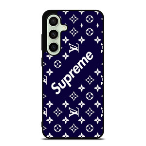 SUPREME NAVY PATTREN Samsung Galaxy S24 FE Case Cover SUPREME NAVY PATTREN Samsung Galaxy S24 FE Case Cover