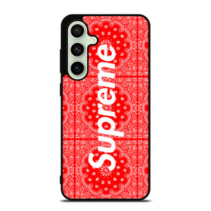 SUPREME RED BANDANA Samsung Galaxy S24 FE Case Cover
