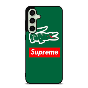 SUPREME X LACOSTE LOGO Samsung Galaxy S24 FE Case Cover SUPREME X LACOSTE LOGO Samsung Galaxy S24 FE Case Cover