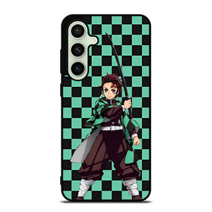 TANJIRO KAMADO DEMON SLAYER PATTERN Samsung Galaxy S24 FE Case Cover