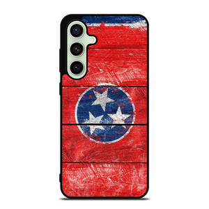 TENNESSEE FLAG WOOD LOGO Samsung Galaxy S24 FE Case Cover