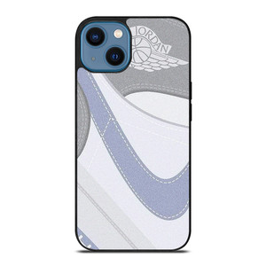 NIKE AIR JORDAN 1 HIGH GREY iPhone 14 Case Cover NIKE AIR JORDAN 1 HIGH GREY iPhone 14 Case Cover