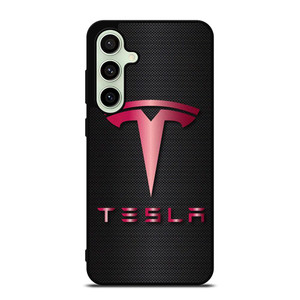 TESLA PINK CARBON Samsung Galaxy S24 FE Case Cover TESLA PINK CARBON Samsung Galaxy S24 FE Case Cover