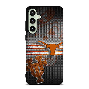 TEXAS LONGHORNS METAL SYMBOL Samsung Galaxy S24 FE Case Cover TEXAS LONGHORNS METAL SYMBOL Samsung Galaxy S24 FE Case Cover