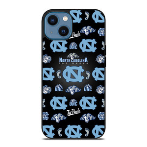 NORTH CAROLINA TAR HEELS LOGO PATTERN iPhone 14 Case Cover NORTH CAROLINA TAR HEELS LOGO PATTERN iPhone 14 Case Cover