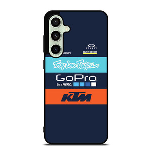 TROY LEE DESIGNS KTM RACING TEAM Samsung Galaxy S24 FE Case Cover TROY LEE DESIGNS KTM RACING TEAM Samsung Galaxy S24 FE Case Cover