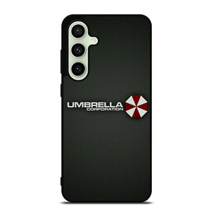 UMBRELLA CORPORATION LOGO CARBON Samsung Galaxy S24 FE Case Cover UMBRELLA CORPORATION LOGO CARBON Samsung Galaxy S24 FE Case Cover