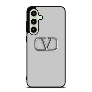 VALENTINO SILVER EMBLEM Samsung Galaxy S24 FE Case Cover VALENTINO SILVER EMBLEM Samsung Galaxy S24 FE Case Cover