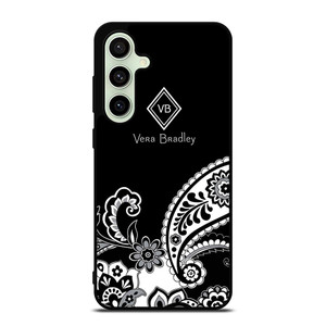VERA BRADLEY BLACK AND WHITE Samsung Galaxy S24 FE Case Cover