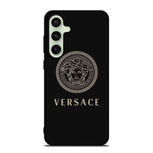 VERSACE LOGO ICON CARBON Samsung Galaxy S24 FE Case Cover