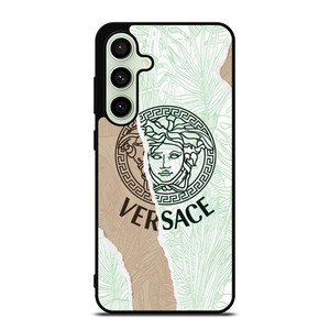 VERSACE LOGO PALM LEAVES Samsung Galaxy S24 FE Case Cover VERSACE LOGO PALM LEAVES Samsung Galaxy S24 FE Case Cover