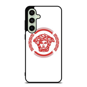 VERSACE LOGO RED EMBROIDERY ICON Samsung Galaxy S24 FE Case Cover VERSACE LOGO RED EMBROIDERY ICON Samsung Galaxy S24 FE Case Cover