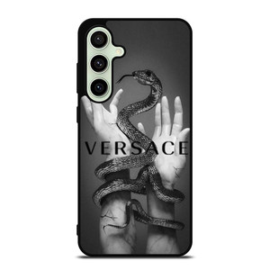 VERSACE LOGO SNAKE AND HANDS Samsung Galaxy S24 FE Case Cover VERSACE LOGO SNAKE AND HANDS Samsung Galaxy S24 FE Case Cover