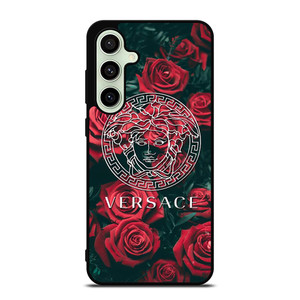 VERSACE RED ROSE Samsung Galaxy S24 FE Case Cover VERSACE RED ROSE Samsung Galaxy S24 FE Case Cover