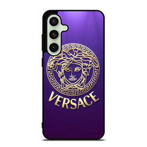 VERSACE SILVER VIOLET LOGO Samsung Galaxy S24 FE Case Cover VERSACE SILVER VIOLET LOGO Samsung Galaxy S24 FE Case Cover