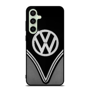 VW VOLKSWAGEN BLACK CHROME EMBLEM Samsung Galaxy S24 FE Case Cover VW VOLKSWAGEN BLACK CHROME EMBLEM Samsung Galaxy S24 FE Case Cover