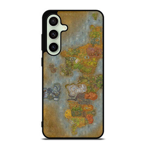 WORLD OF WARCRAFT GAMES MAP Samsung Galaxy S24 FE Case Cover WORLD OF WARCRAFT GAMES MAP Samsung Galaxy S24 FE Case Cover