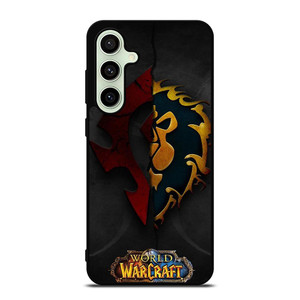 WORLD OF WARCRAFT HORDE ALLIANCE LOGO Samsung Galaxy S24 FE Case Cover WORLD OF WARCRAFT HORDE ALLIANCE LOGO Samsung Galaxy S24 FE Case Cover